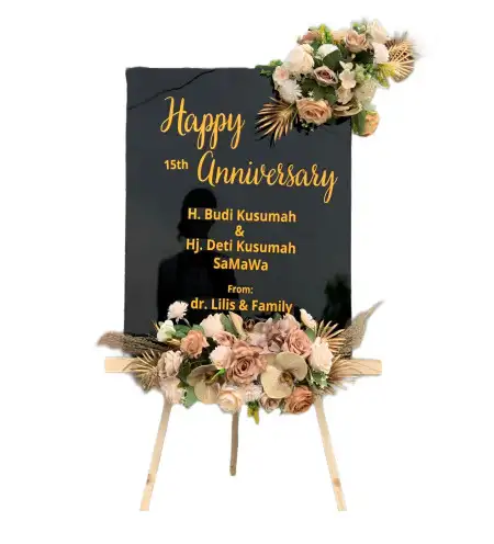 Papan Bunga Akrilik Batu Kuwung