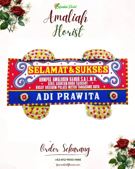 Papan Bunga Ucapan Selamat Batu Kuwung